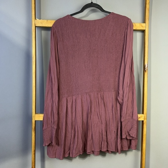 Torrid baby doll crinkle gauze smock top. Size 3X. NWT. - Picture 3 of 6